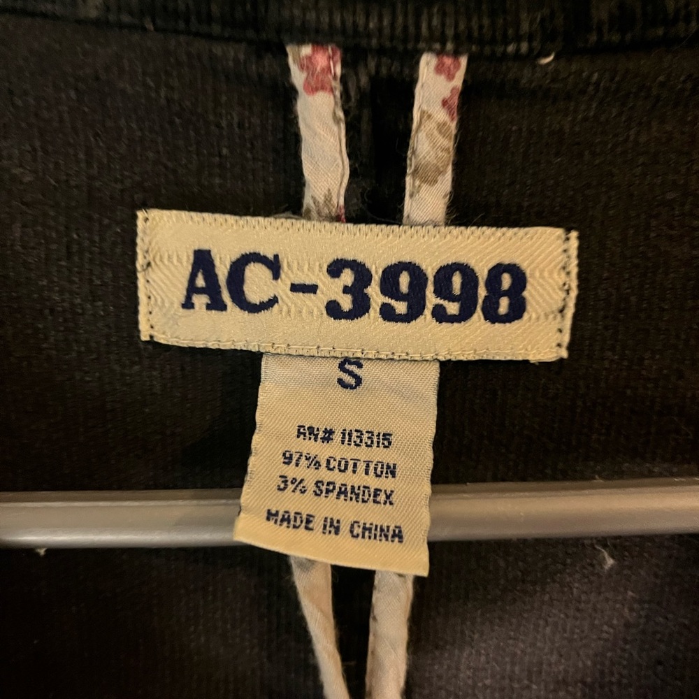 AC-3998 corduroy blazer